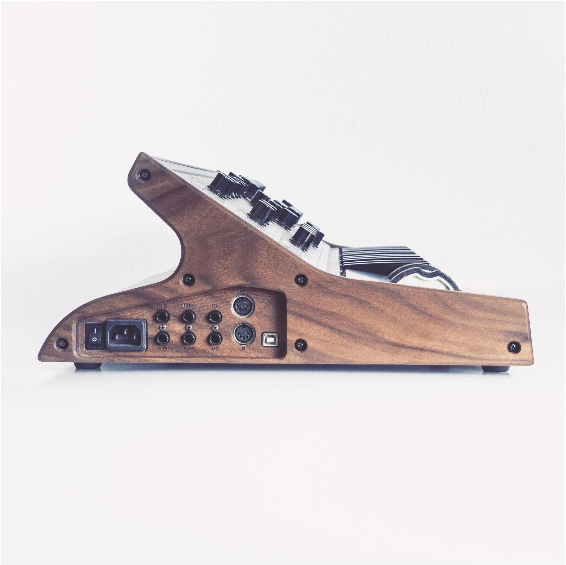 Walnut cheeks for Moog Sub Phatty
