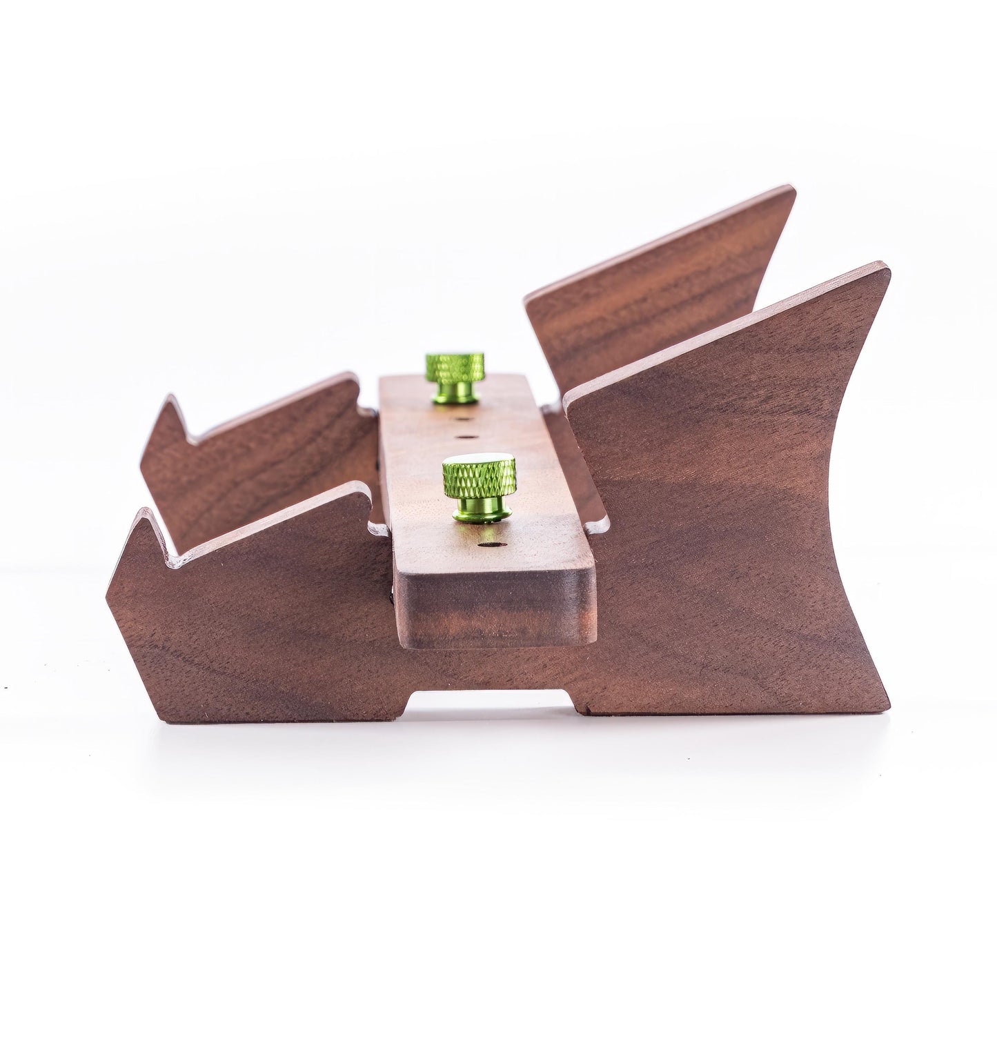 Small adjustable walnut stand | Perfect for guitar pedals & desktop synthesizers | Ideal for Volca, Aira, Stylophone, Dreadbox and others
