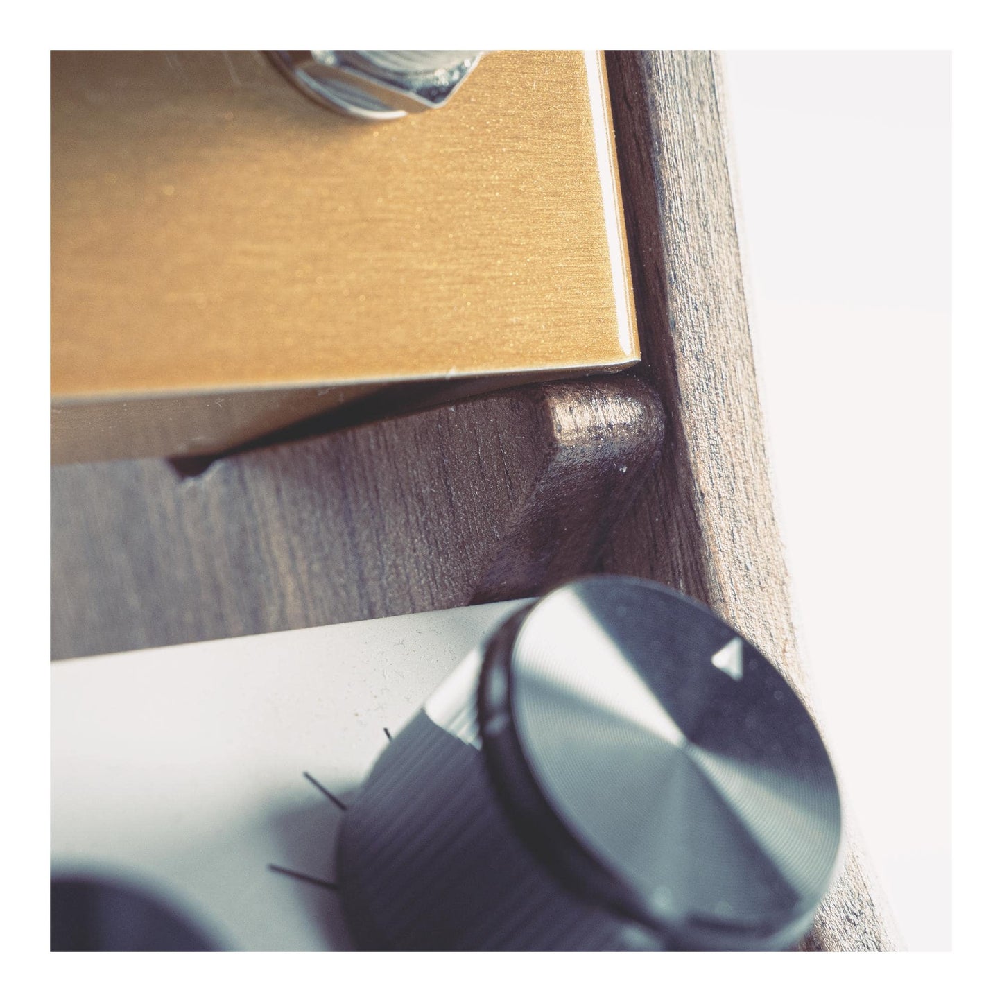 Meris 3-tier stand for LVX, Mercury X and Enzo X effects pedals | Handmade in solid walnut