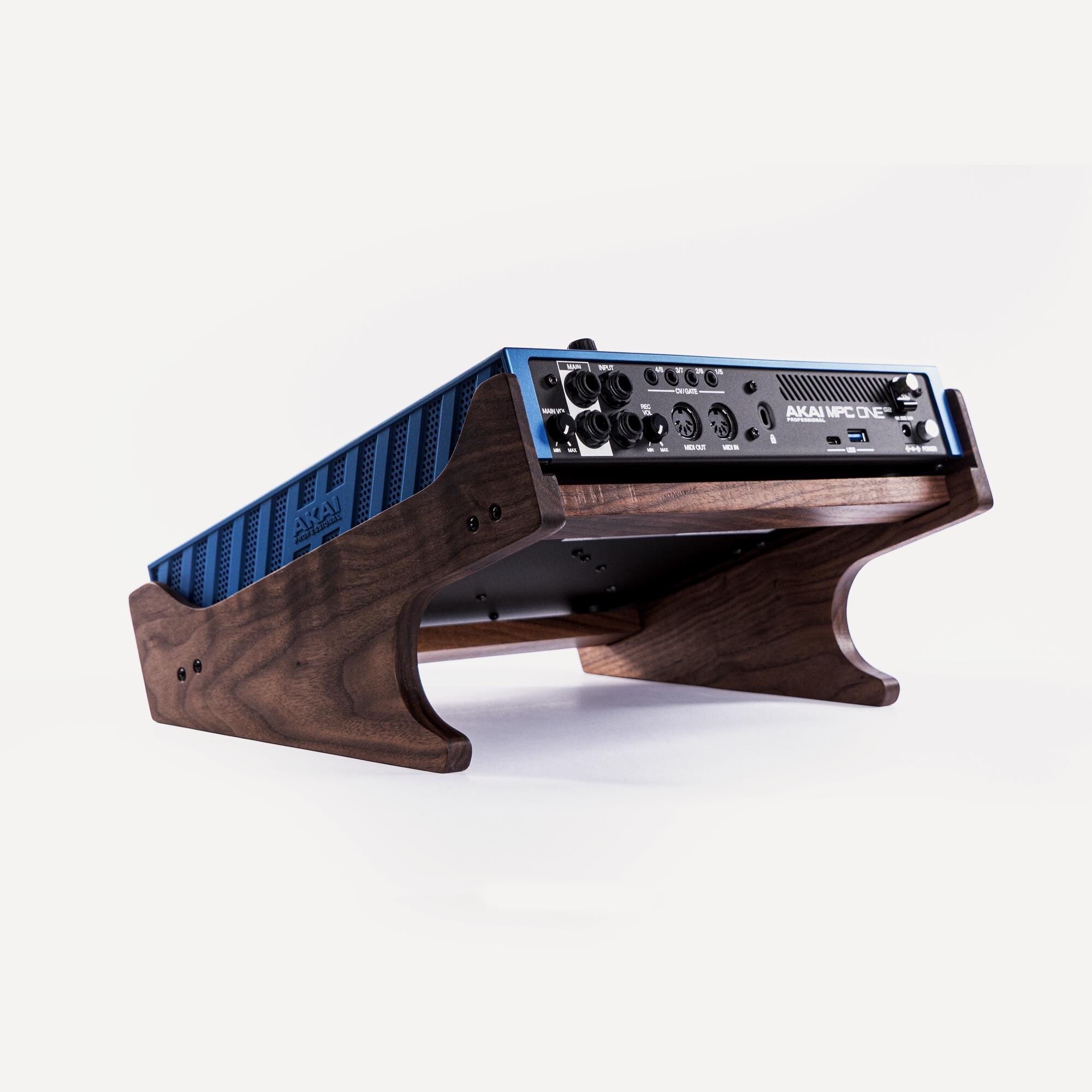 Solid Walnut Stand for Akai MPC One – Music Producer Ergonomic Support