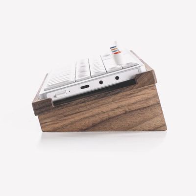 Stand for Teenage Engineering OP-1 / OP-XY · Walnut — handmade by Noizzi in Atlanta, GA