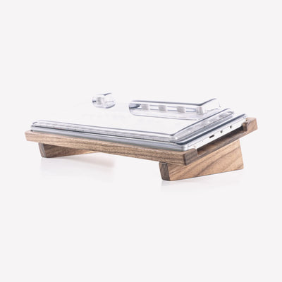 Stand for Teenage Engineering OP-1 / OP-XY · Walnut — handmade by Noizzi in Atlanta, GA