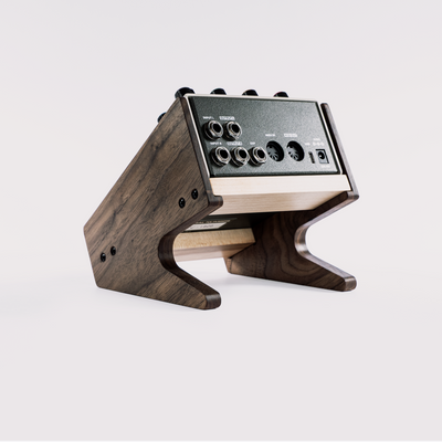 Stand for Hologram Chroma Console · Walnut — handmade by Noizzi in Atlanta, GA