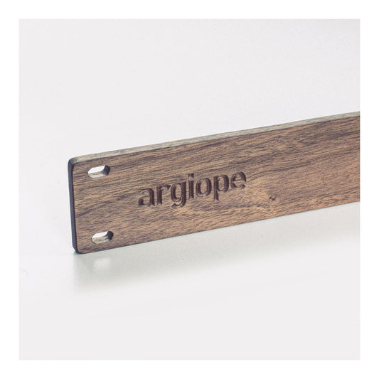 Personalized Walnut Blank for 19in Equipment Racks