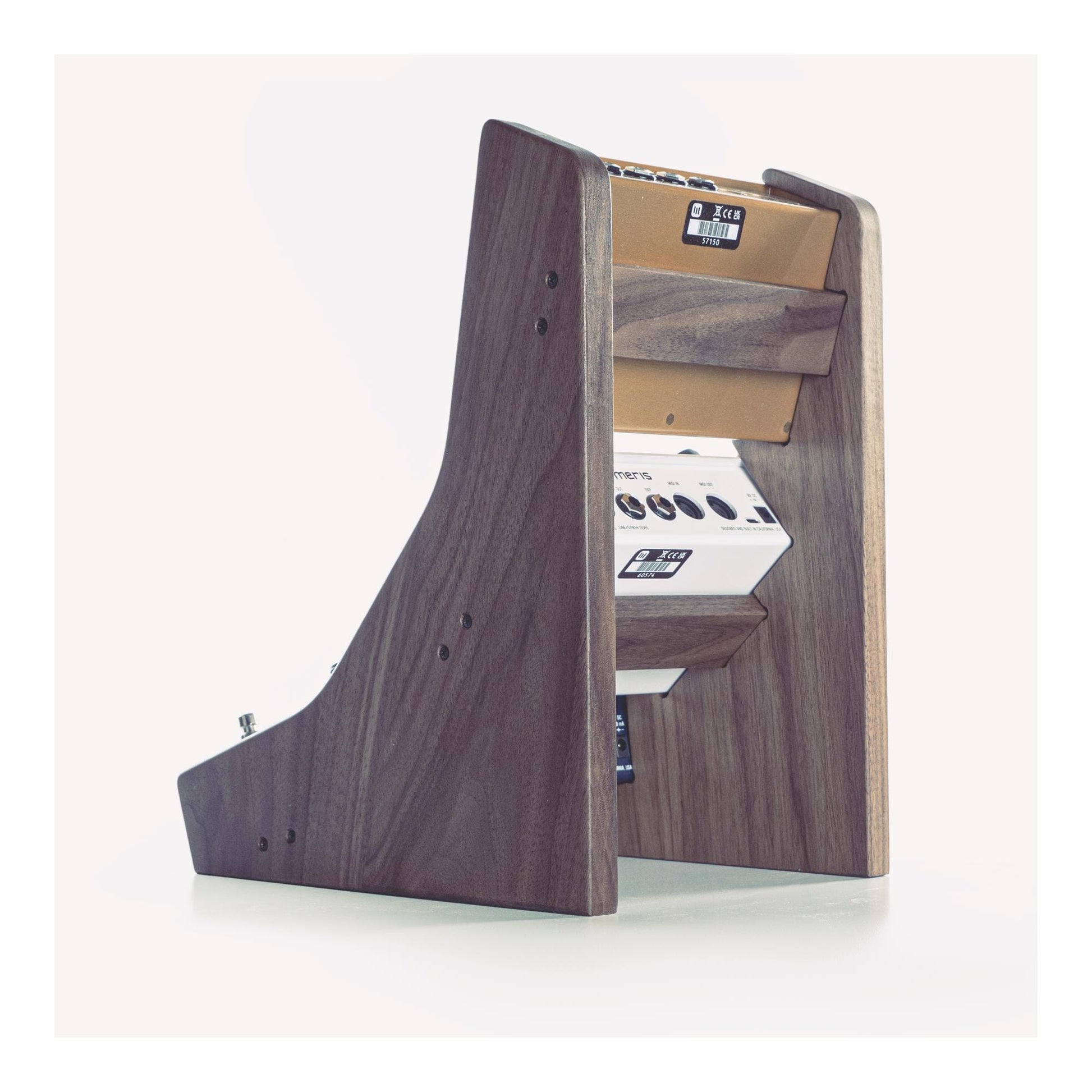 Meris 3-tier stand for LVX, Mercury X and Enzo X effects pedals | Handmade in solid walnut