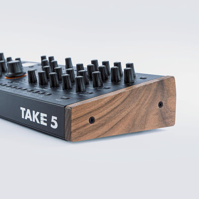 Cheeks for Sequential Take-5 / Oberheim Teo-5 · Walnut — handmade by Noizzi in Atlanta, GA