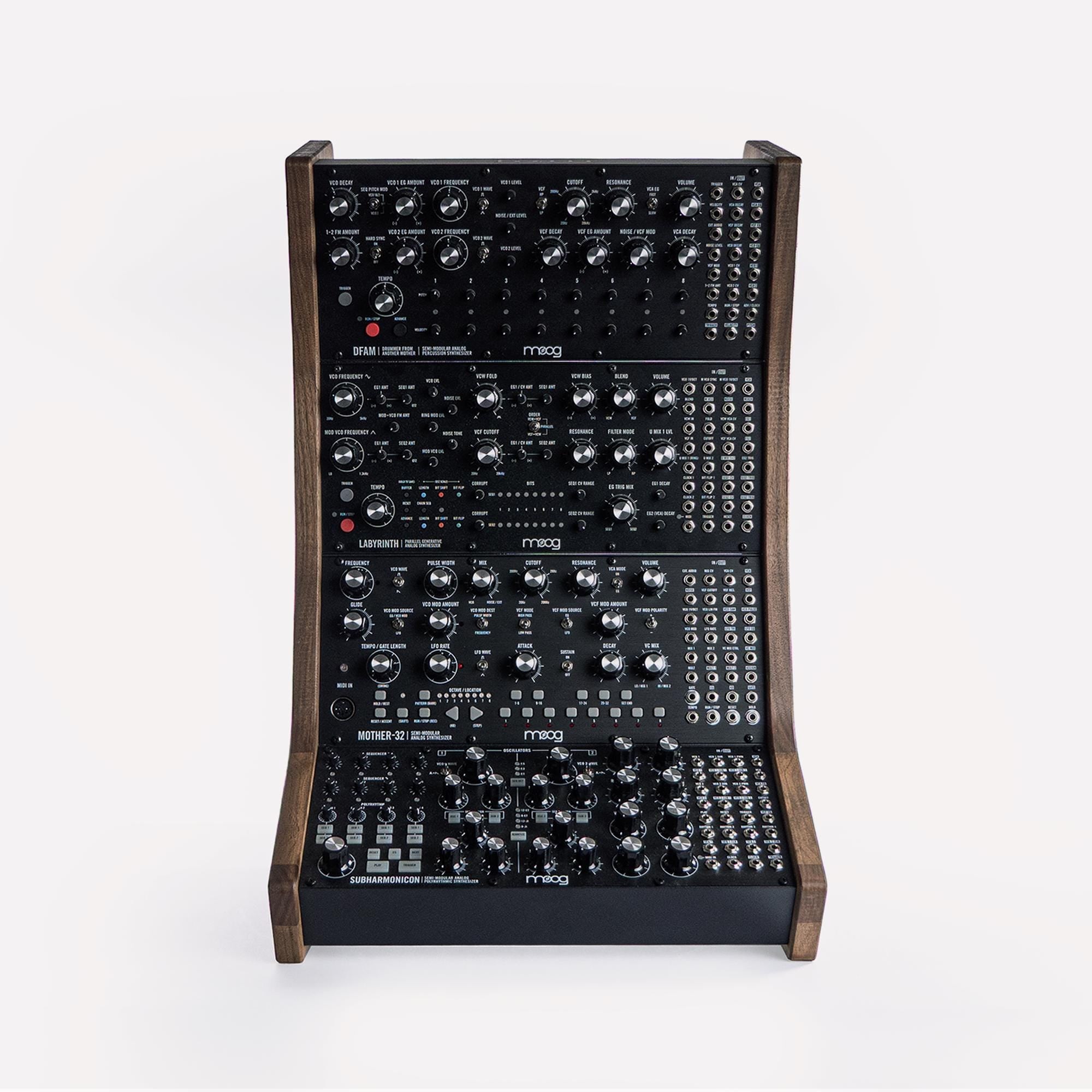 4-Tier Mount for Moog · Walnut — handmade by Noizzi in Atlanta, GA
