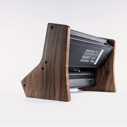 Walnut 2-Tier Mount for Moog Synthesizer Modules - DFAM, Mother-32, Subharmonicon, Labryinth, Spectravox and Eurorack
