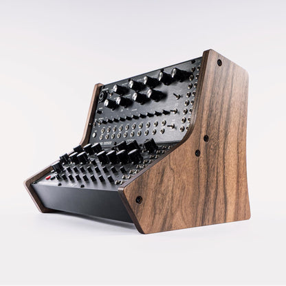 Walnut 2-Tier Mount for Moog Synthesizer Modules - DFAM, Mother-32, Subharmonicon, Labryinth, Spectravox and Eurorack