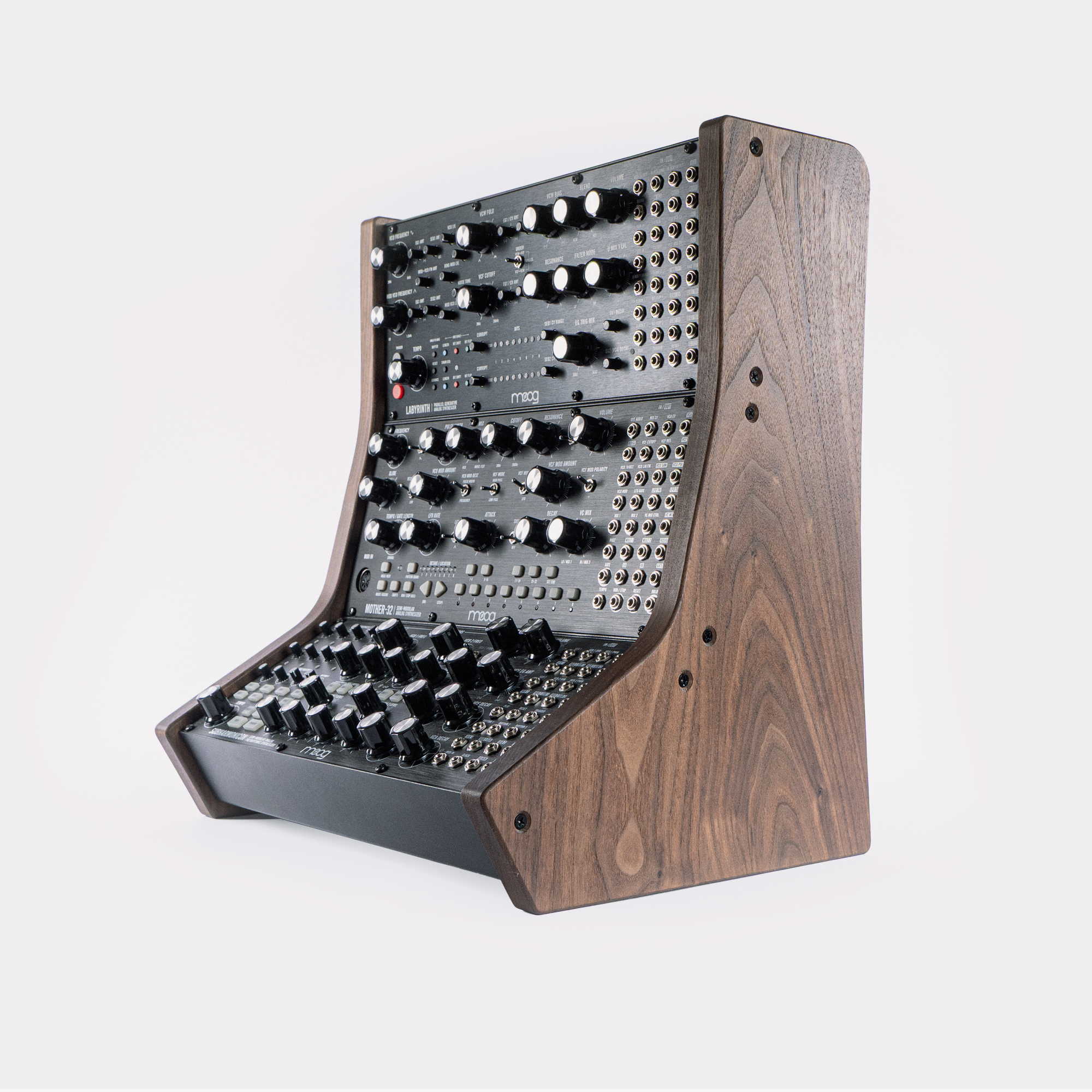 3-Tier Mount for Moog Synthesizer Modules