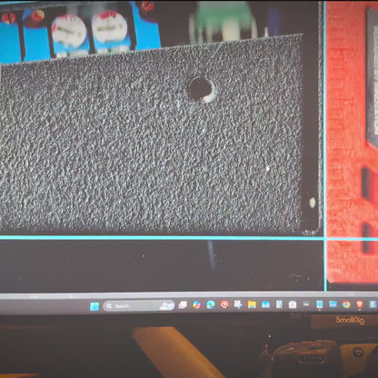 Eurorack skiff angled stand • Handmade in walnut and maple • Adjustable width up to 20 inches • 45-Degree tilt