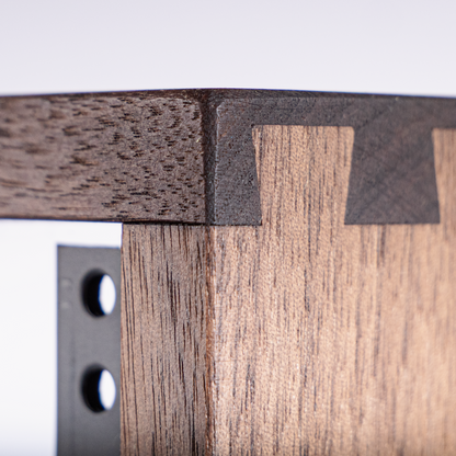 Studio Rack · Dovetail Edition · Walnut — handmade by Noizzi in Atlanta, GA